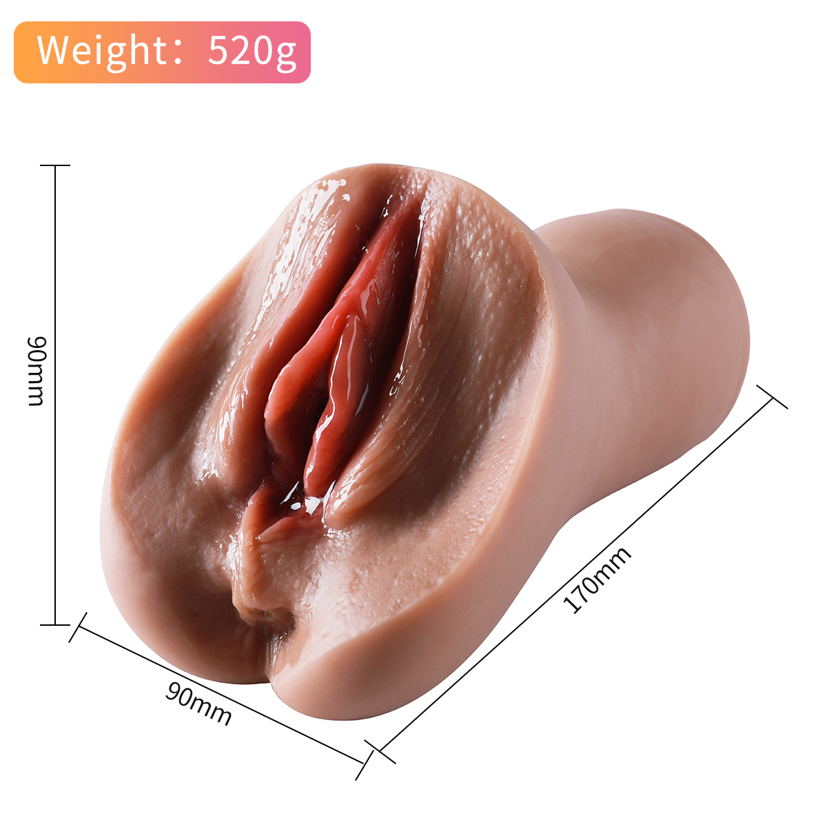 520g Realistischer Masturbator für Mann, Masturbationshilfe