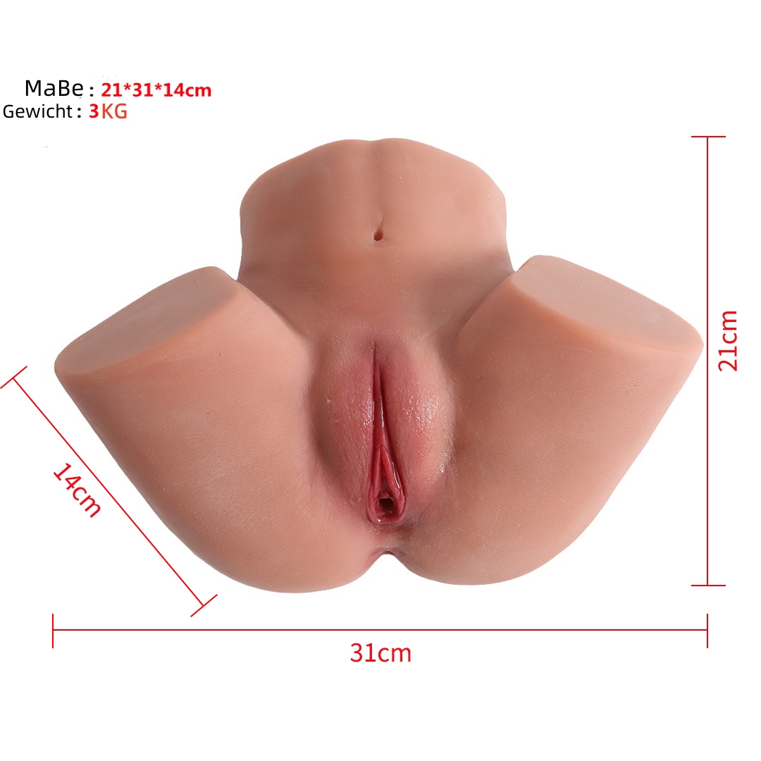 💞Masturbator gebräunt 3kg🤗Vagina Anal Sextoy Sexpuppe Torso realistisch eng🥰