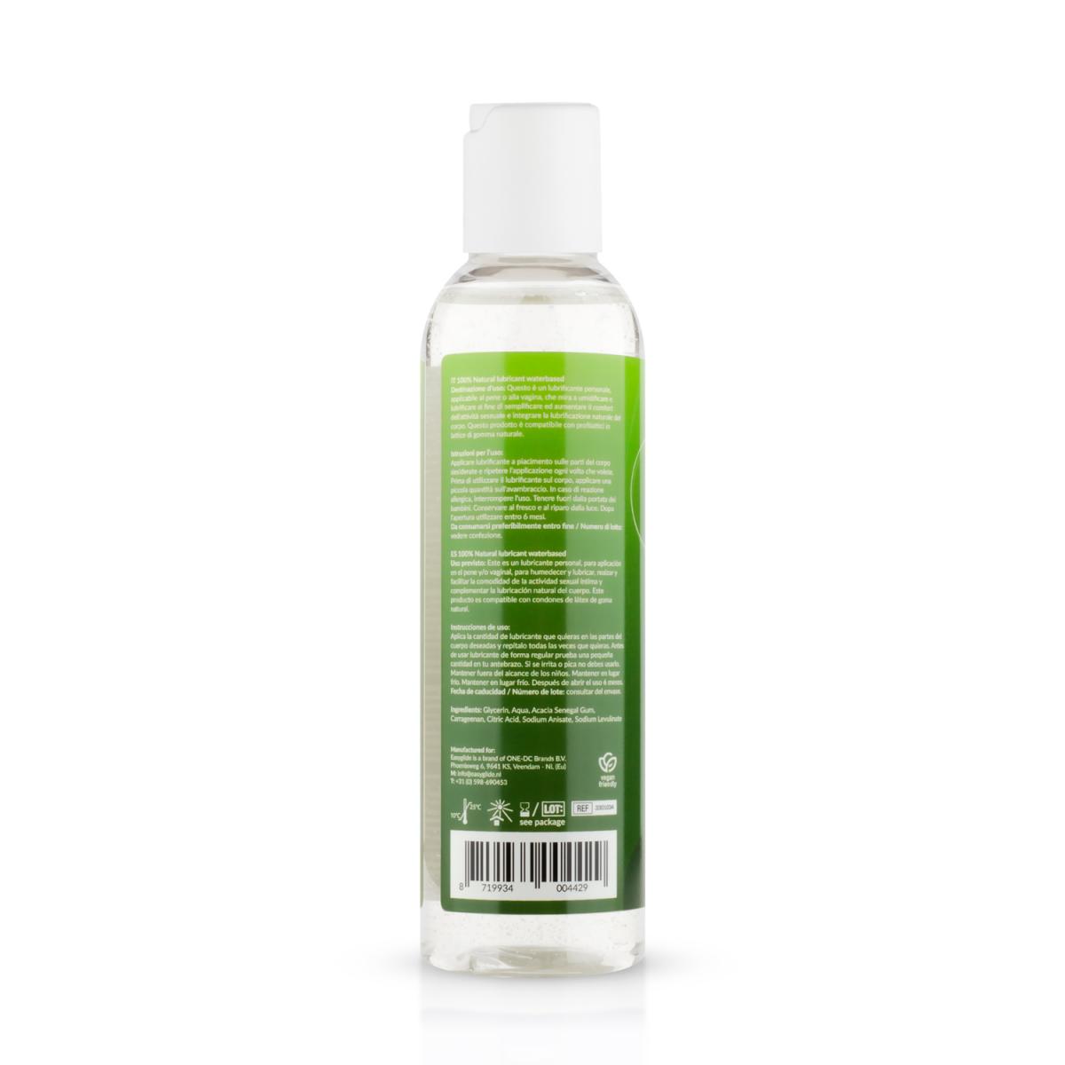 Natürliches Gleitgel auf Wasserbasis - 150 ml